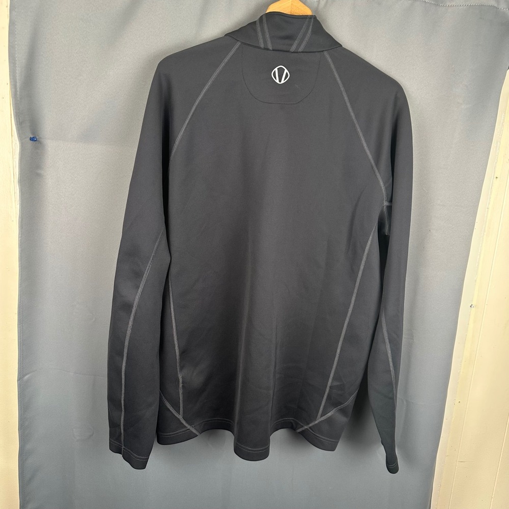 Sunice Mens XL 1/4 Zip Pullover Charcoal Black North Stone Golf Activewear Top - Picture 5 of 8